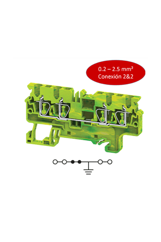 CXG2.5/4 Clema Conexión...