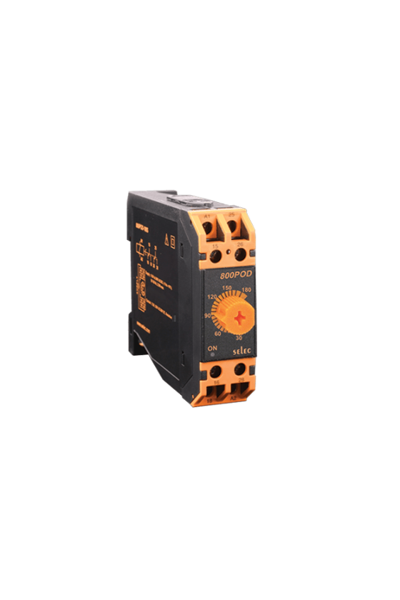 Temporizador Riel DIN 20-240VCA,12-240VCD