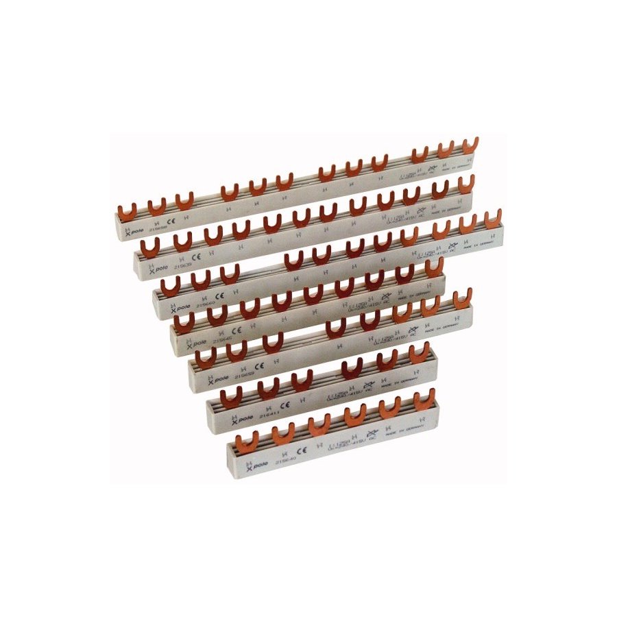 291467 Barras de distribución EV 2Ph., 4HP, 80A para PLS. CLS. PKN., PFIM, PFHM, PFNM EVG-16-2PHAS-4MODUL