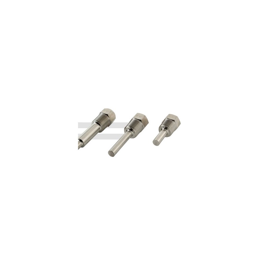 ttz0202g5 termopozo acero inox 304 conexión a proceso 1/2" x 1/2" conexión a instrumento 4”