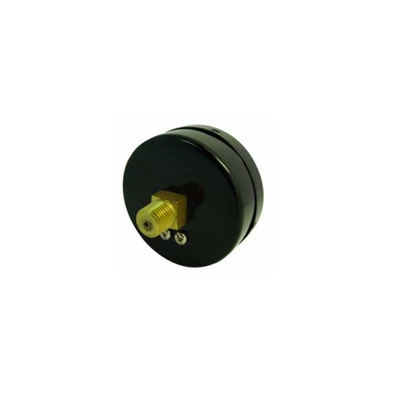 05/40/14 Caja lámina negra  carátula 1.5"  conexión post bronce 1/8" NPT  0-200psi
