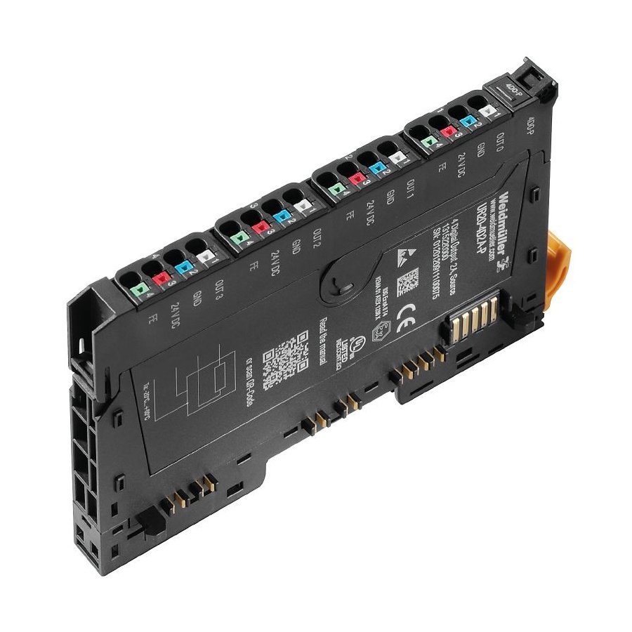 UR20-4DO-P-2A Módulo de E/S remoto, IP20, Señales digitales, Salida, 4 canales, 2 A por canal 1315230000