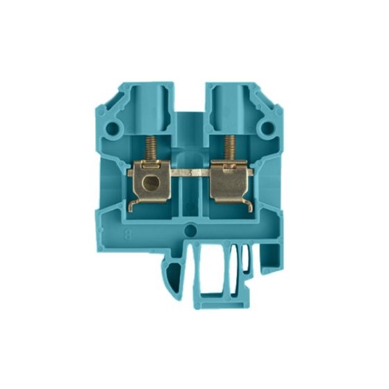 SAK 2.5 BL Bloque de bornes de paso, Conexión brida-tornillo, azul, 2.5 mm², 24 A, 800 V, Número de conexiones: 2 279680000