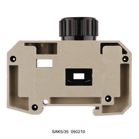 SAKS 5/35 DB Borne portafusibles, Conexión brida-tornillo 502100000