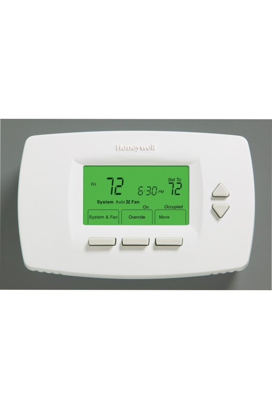 Termostato Digital, No Programable, Redondo, 1 Frío (1 Calor Convencional  con Heat Pumps
