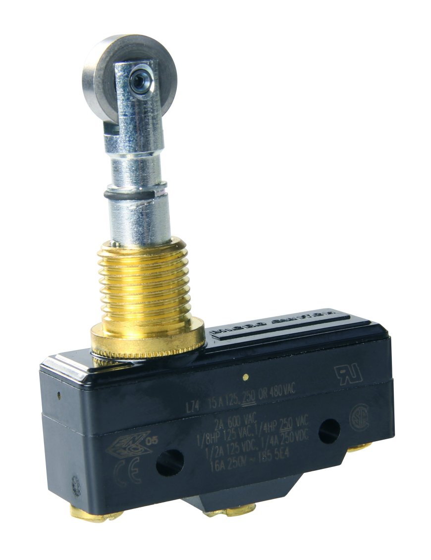 BZ-2RN784 Interruptor básico grande de primera calidad Serie BZ MICRO SWITCH, Circuito de un polo doble tiro, 15 A a 250 VCA