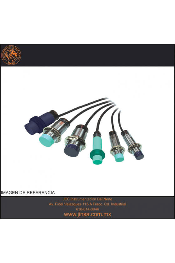 CUP30R15PA Sensor Capacitivo saliente 30x15mm PNP  NA  con cable 10-30vcd