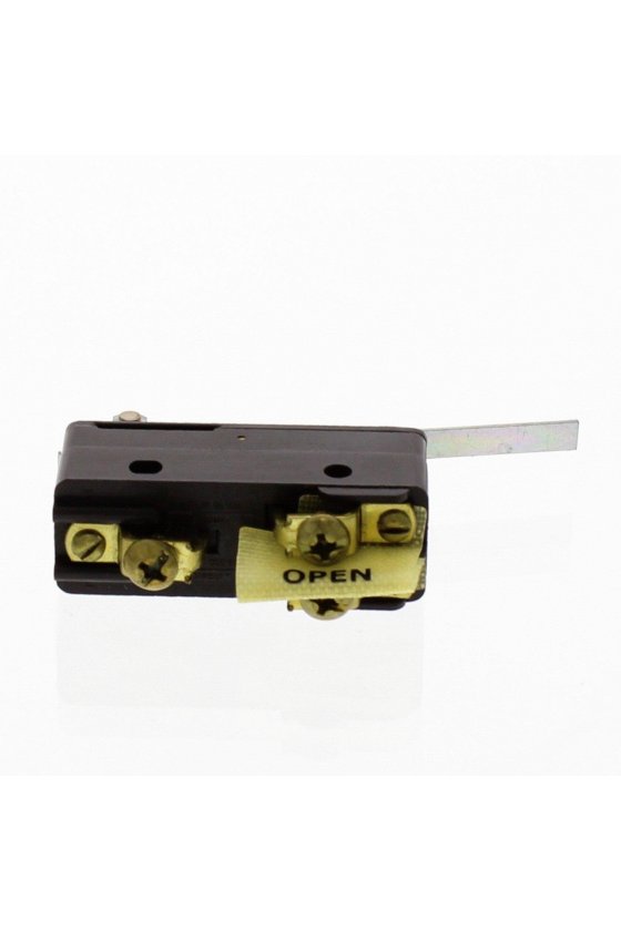 MT-4RV-A28 Interruptor básico estándar Serie MT MICRO SWITCH, Circuito de un polo doble tiro, 10 A a 125 V CC/V CA