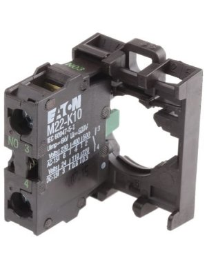 216504 Elemento de contacto, 1N/O, montaje frontal, conexión por tornillo - M22-AK10