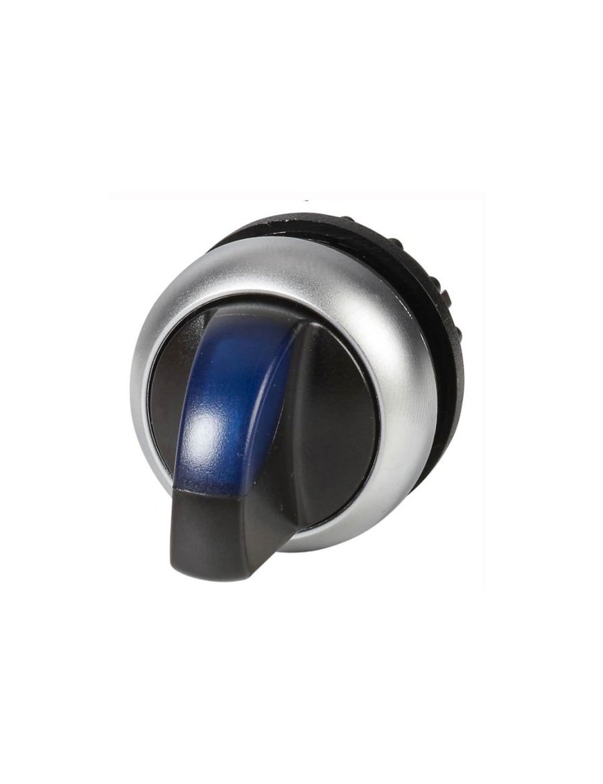 216831 Actuador de interruptor selector iluminado, RMQ-Titan, Con empuñadura, mantenido, 2 posiciones - M22-WRLK-B