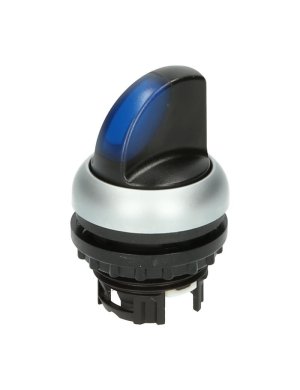 216831 Actuador de interruptor selector iluminado, RMQ-Titan, Con empuñadura, mantenido, 2 posiciones - M22-WRLK-B