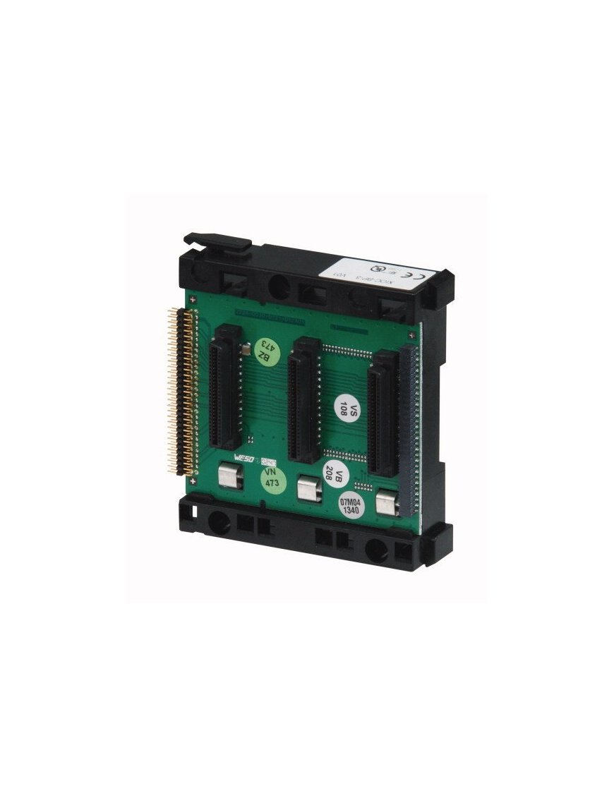 260795 Rack para 3 módulos XIOC, expandible (para expansión a 15 módulos) - XIOC-BP-3