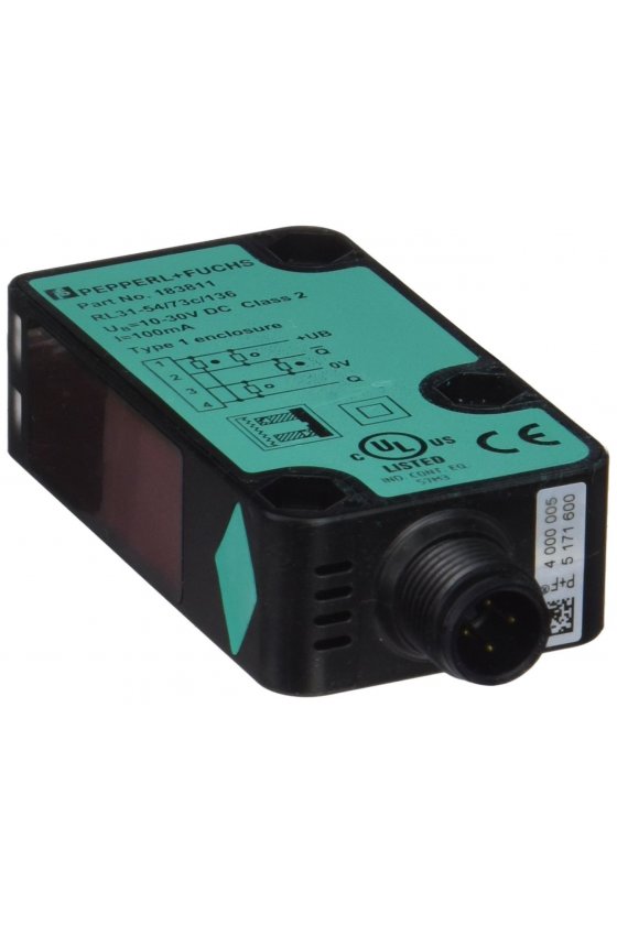 183065 Sensor óptico de barrera por reflexión RLK31-54-25-31-115