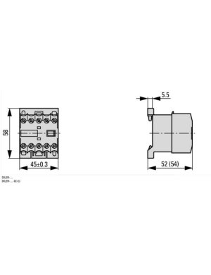 51765 Relé de contactor Diler-31(110V50HZ 120V60HZ)