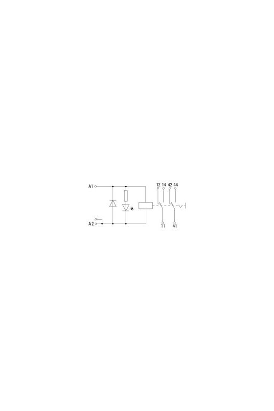 8921030000 4 contactos conmutados de 27mm de ancho Conexión por tornillo RCMKIT-I 24VDC 4CO LD
