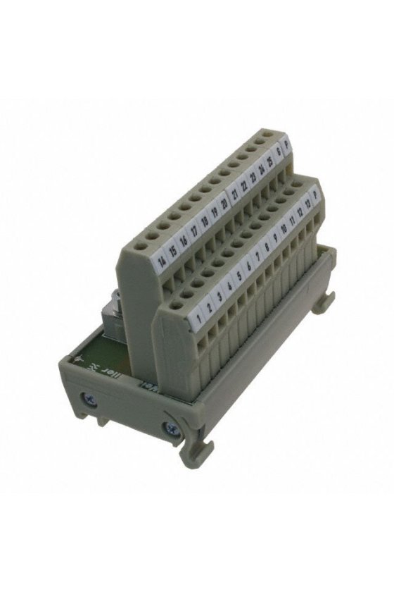 8155620000  Interfaces con conector SUB-D según IEC 807-2 Conexión por tornillo (RS-45) RS SD25B UNC LPK2