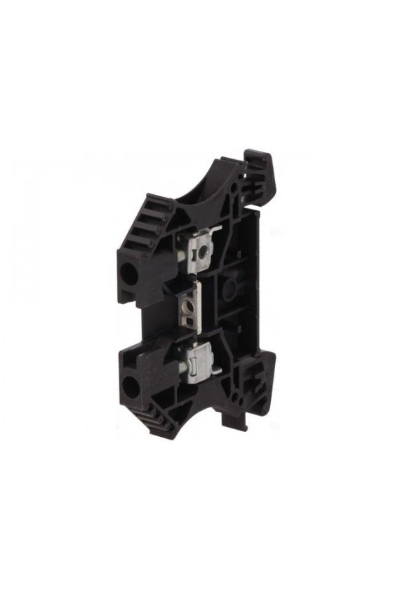 1011010000  Serie W Estándar Bornes portafusibles 1 piso 6 mm² Utilización en zonas industriales Fusible de 5 x 20 WSI 6 SW