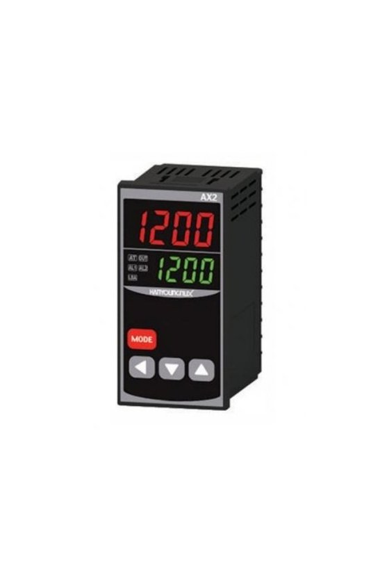 Control de temperatura digital 1/8 Din  48x96mm entrada  J, K, pt100 , salida  4-20mA AX2-4A