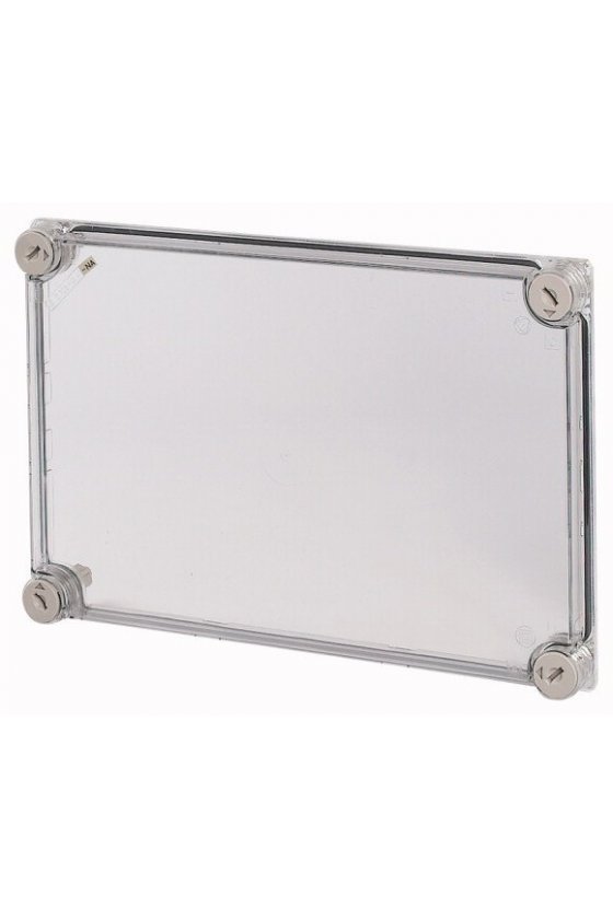 17203 Tapa, gris ahumado transparente, HxWxD - 250x375x25mm D125-CI43