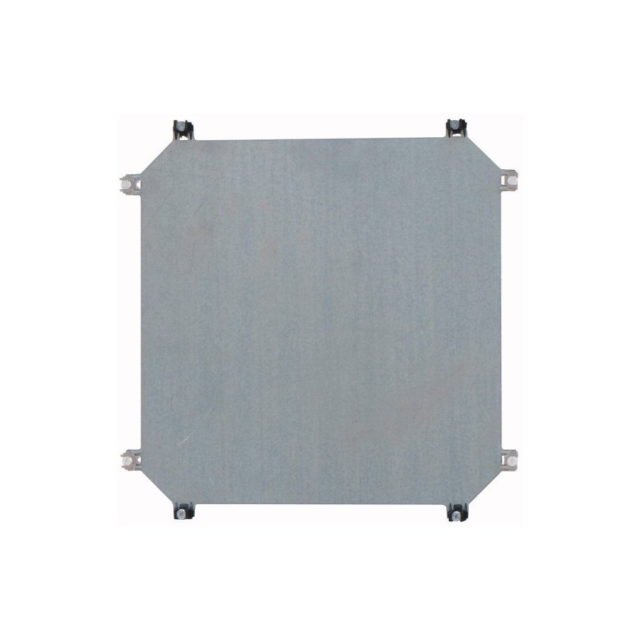 31574 Placa de montaje, acero, galvanizado, D - 3 mm, para caja CI44 M3-CI44