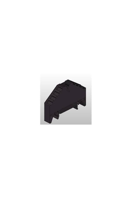 1173600000 Serie P, Soporte de señalización, negro, Número de pisos: 4, TS 35 x 7.5, BZT PRV4 SW 35X7.5