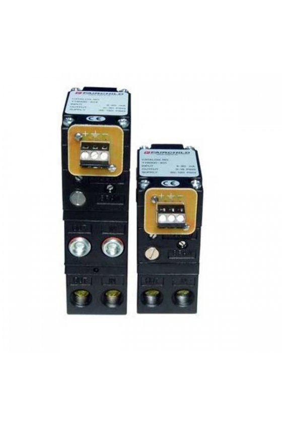 TA6000-401  transductor i / p , entrada de 4-20 ma, salida de 3-15 psig, prensa de 1/4 "npt
