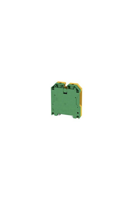 9512200000 Borne de tierra, Conexión brida-tornillo, 70 mm², 8400 A (70 mm²), Verde/amarillo, WPE 70N/35