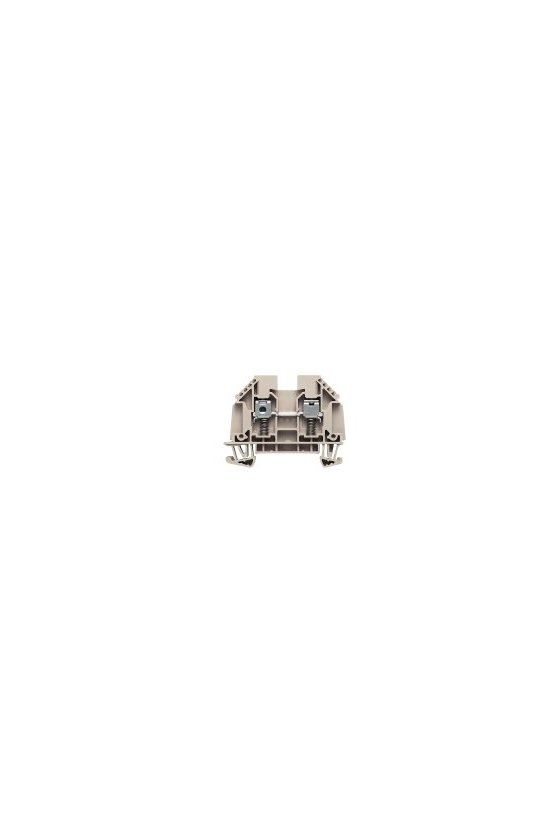 9537440000 Serie W, Borne de paso, Sección nominal: 4 mm², Conexión brida-tornillo, WDU 4 SL, TS 35, WEMID