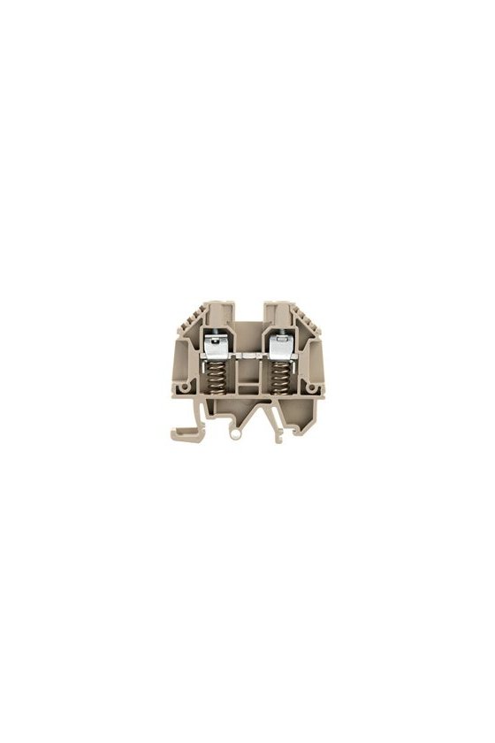 9537470000 Serie W, Borne de paso, Sección nominal: 6 mm², Conexión brida-tornillo, WDU 6 SL/EN