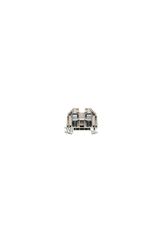 9537480000 Serie W, Borne de paso, Sección nominal: 10 mm², Conexión brida-tornillo, WDU 10 SL