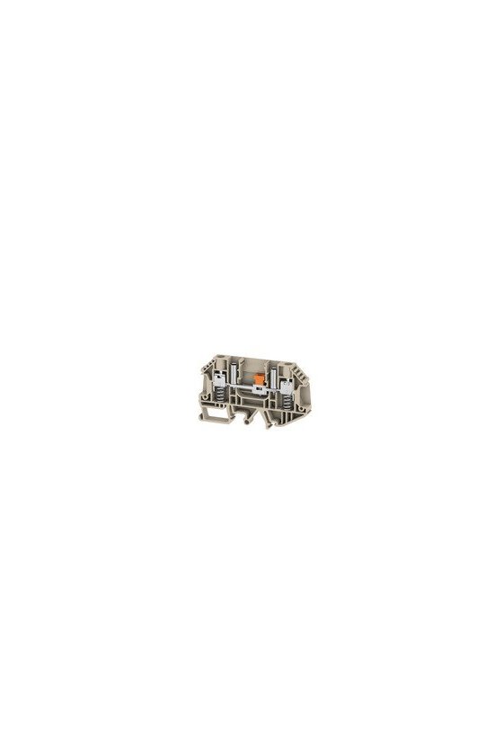 9538080000 Serie W, Borne de medición seccionable, Sección nominal: 6 mm², Conexión brida-tornillo, WTL 6 SL/EN