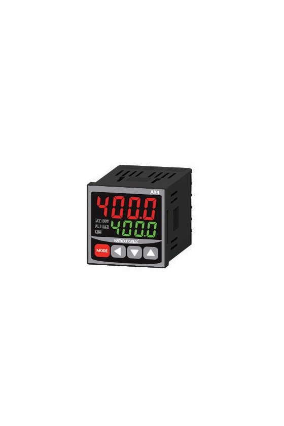 AX4-3A  Control digital de temperatura 48X48MM SAL 4-20ma + relevador alim 100-240vac entradas múltiples