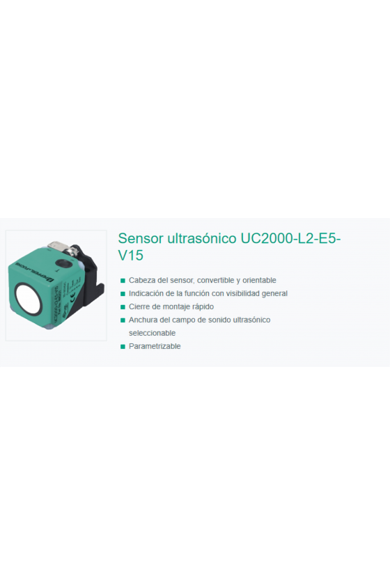 UC2000-L2-E5-V15 Sensor ultrasónico 277764