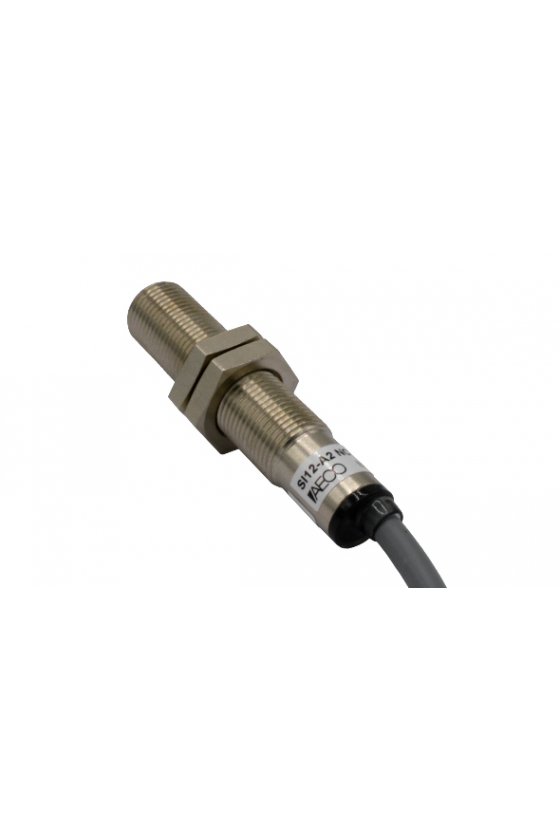 I1200053 Sensor de proximidad 12mm diámetro de sensado 2mm 10-30vdc SI12C2 PNP NC