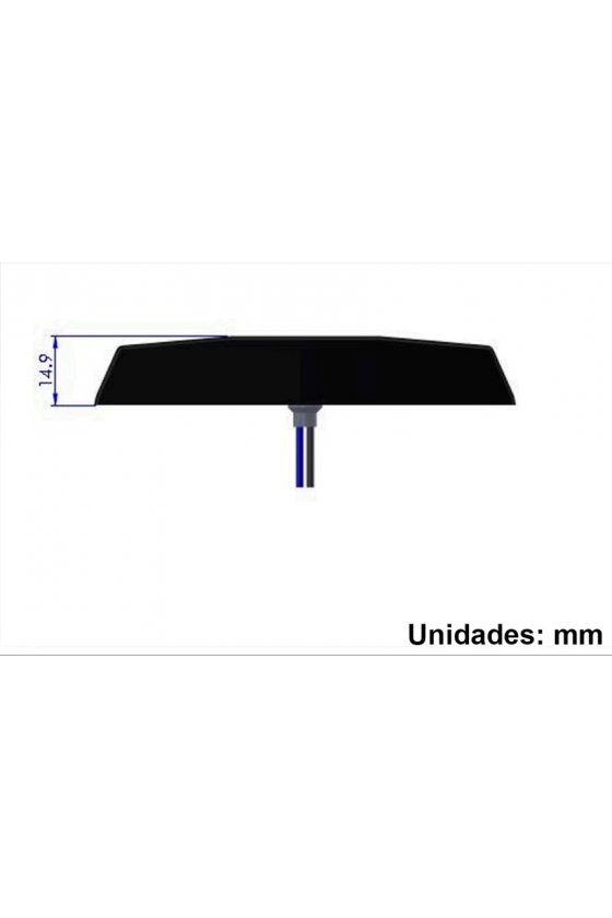 SODX4RB Modulo slim de luz led 12-24vcd, 4 leds de 3watts c/u, 13 patrones de flasheo última generación roja/azul