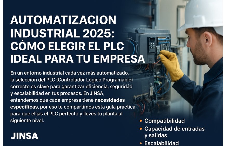 Automatización Industrial 2025: Cómo elegir el PLC ideal para tu empresa
